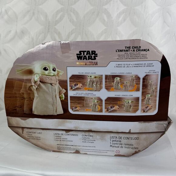 Star Wars Grogu The Child 12-in Plush RC Motion Toy Based on The Mandalorian New - Picture 3 of 9